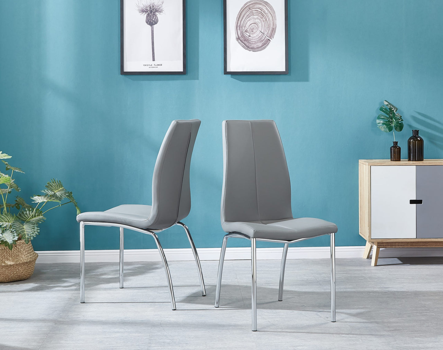 1100 Grey Chair (2pcs)