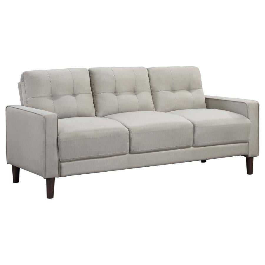 Bowen 3-piece Upholstered Track Arm Tufted Sofa Set Grey or Beige