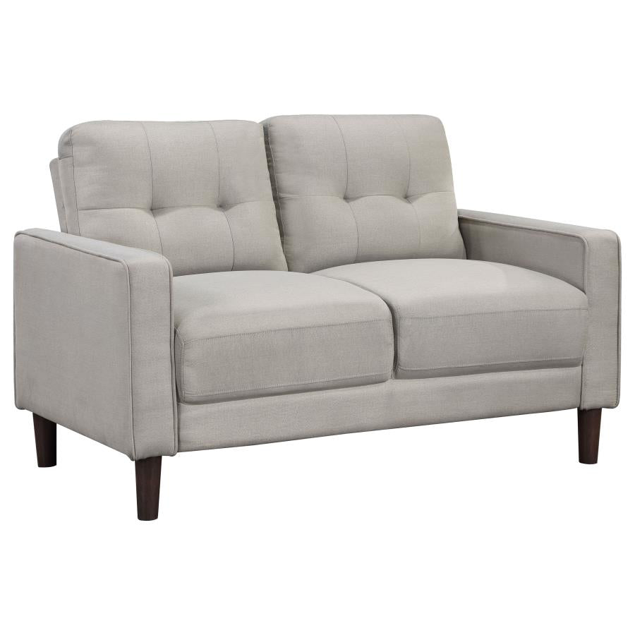 Bowen 3-piece Upholstered Track Arm Tufted Sofa Set Grey or Beige
