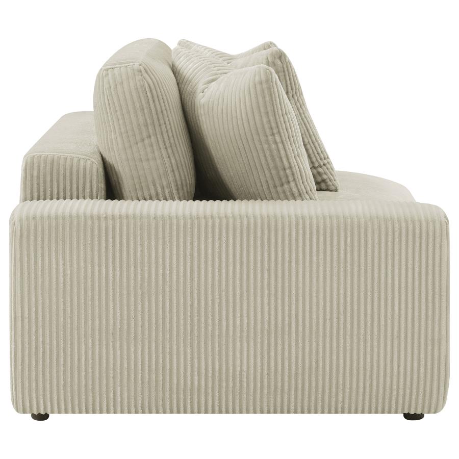 Blaine Upholstered Reversible Chaise Sectional Sofa Sand - Fog
