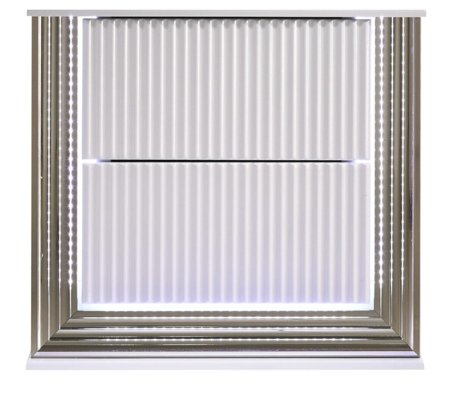 Aspen White Queen 4 PC Bedroom Set (mattress not included)