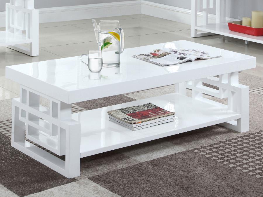 Schmitt Rectangular Side White High Gloss