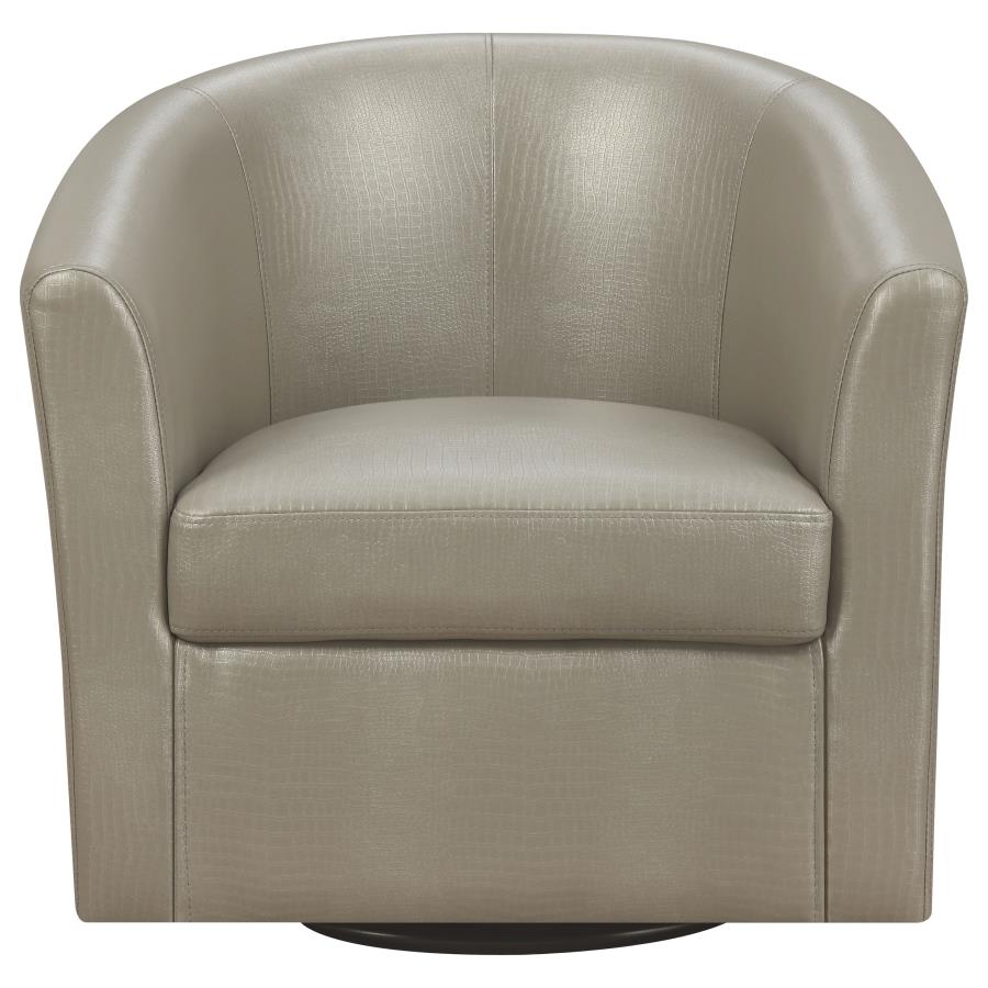Turner Upholstered Barrel Back Swivel Chair