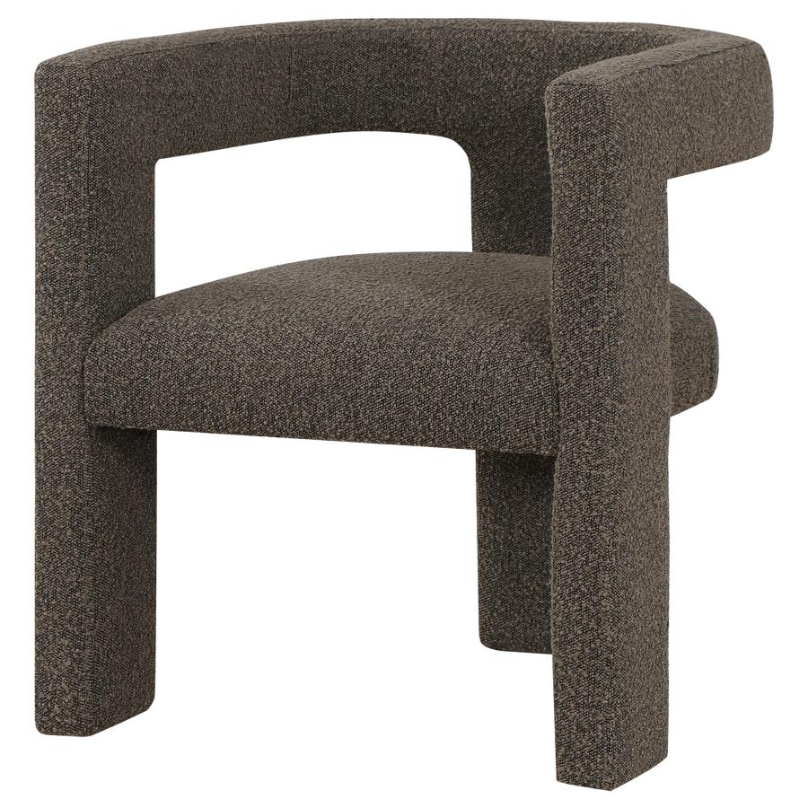 Petra Boucle Upholstered Accent Side Chair White ,black or brown