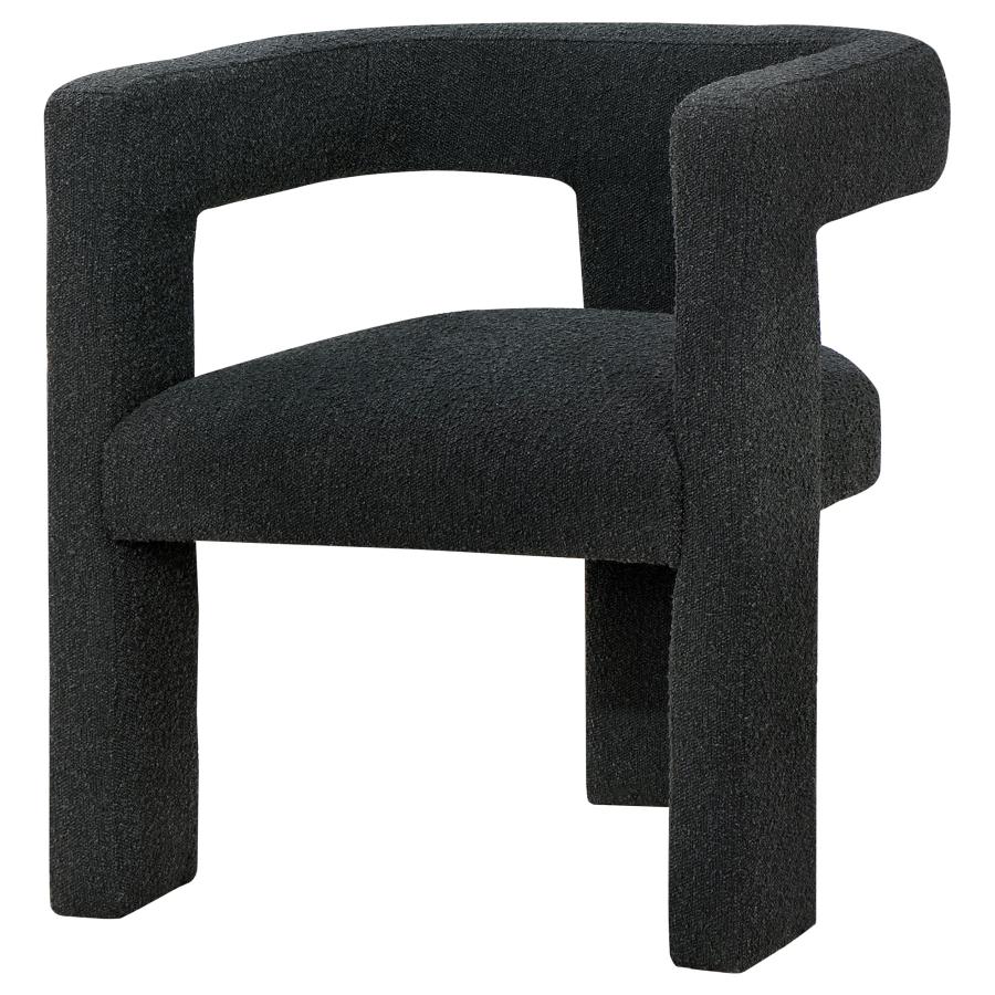 Petra Boucle Upholstered Accent Side Chair White ,black or brown