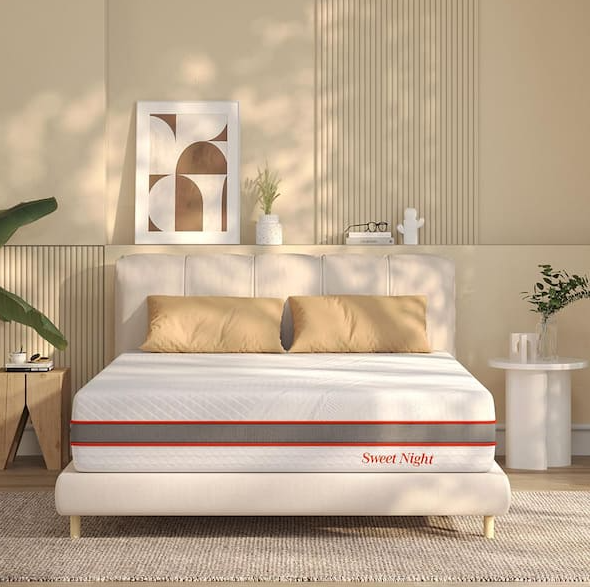 Medium Firm Memory Foam 12 in. Mattress, Double-sided Mattress