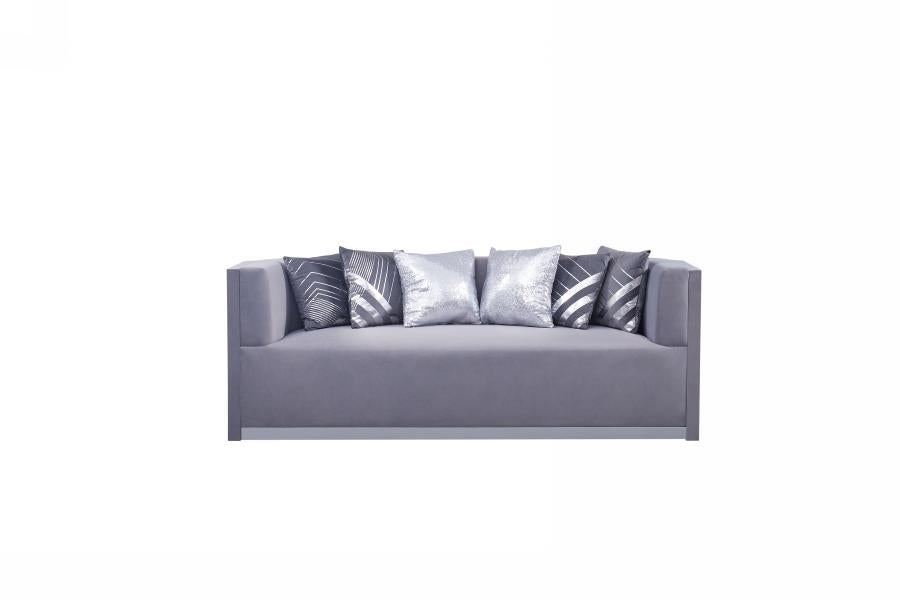 L611 - Noah Grey 2 PC ( Sofa & Loveseat )