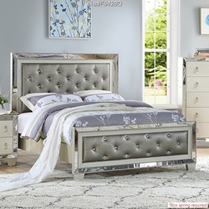 F9428Q Queen Bed Frame Silver