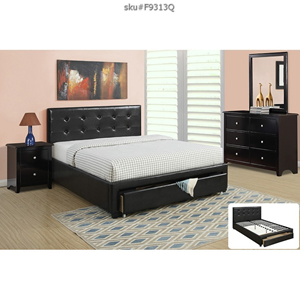 F9313F FULL Bed Frame Black
