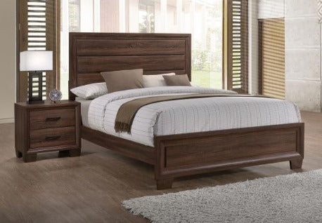Brandon 2-piece Queen Bedroom Set Warm Brown (mattress not include)