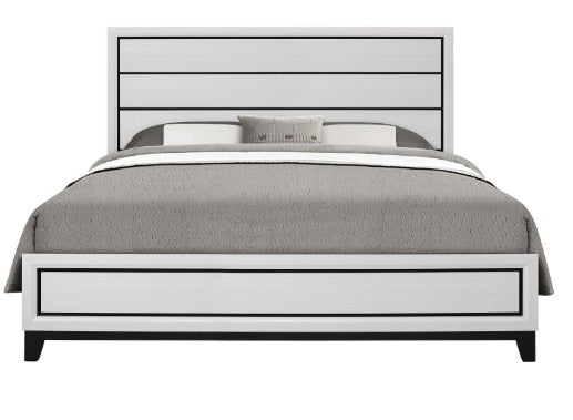 Kate White Bed (mattress not included)