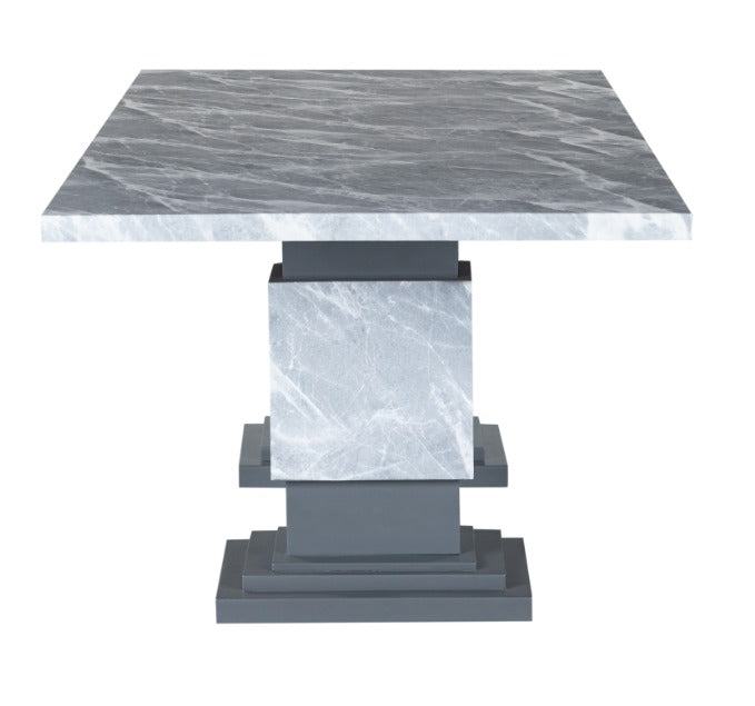 D12 DT + D12 DC Dining - D1212 DT + D12 DC White/Gray Set (5pcs)