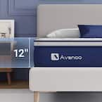 Queen Medium Firm Hybrid  12 in. Mattresses, Motion Isolation and Breathable