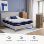 Queen Medium Firm Hybrid  12 in. Mattresses, Motion Isolation and Breathable