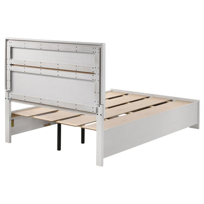 Miranda 51-inch Wood Full Storage Panel Bed White or black