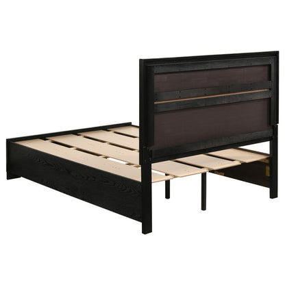 Miranda 51-inch Wood Full Storage Panel Bed White or black