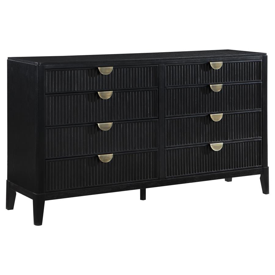 Brookmead 4-piece Queen Bedroom Set Black (Mattress not included)