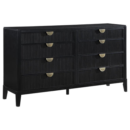 Brookmead 4-piece Queen Bedroom Set Black (Mattress not included)