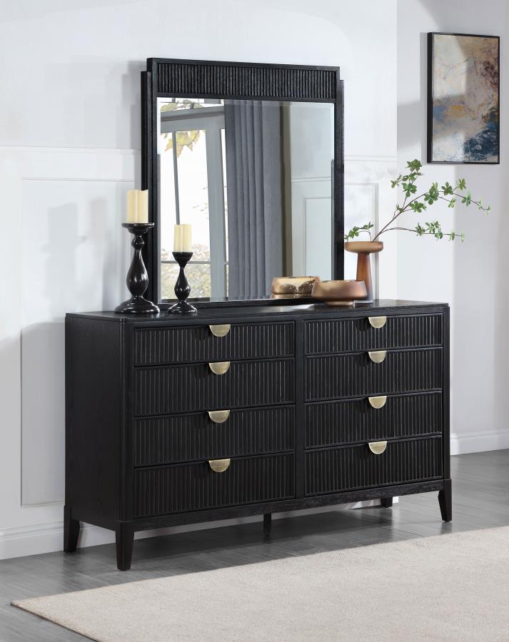 Brookmead 4-piece Queen Bedroom Set Black (Mattress not included)