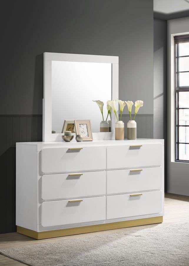Caraway 4-piece  Bedroom Set White( mattress not included)