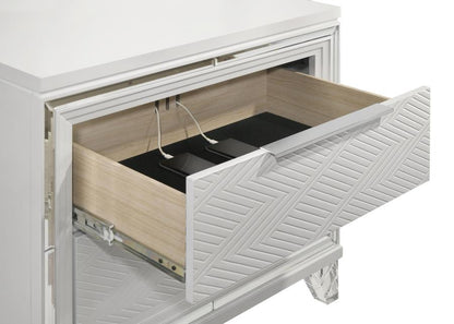 Marmore 4-piece  Bedroom Set White