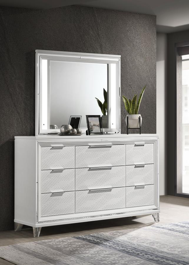 Marmore 4-piece  Bedroom Set White