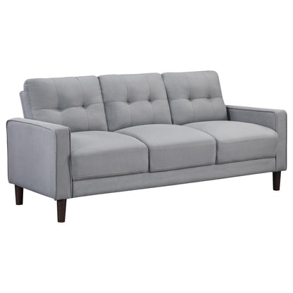 Bowen 3-piece Upholstered Track Arm Tufted Sofa Set Grey or Beige
