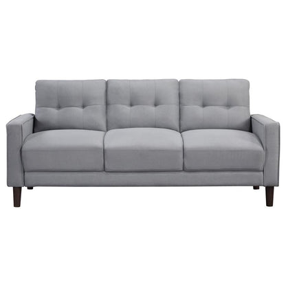 Bowen 3-piece Upholstered Track Arm Tufted Sofa Set Grey or Beige