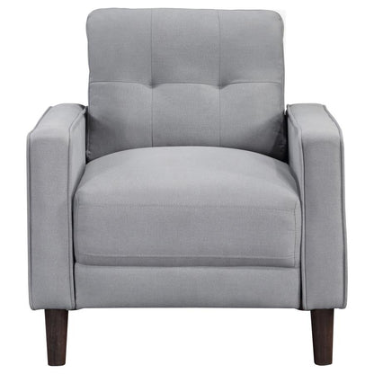 Bowen 3-piece Upholstered Track Arm Tufted Sofa Set Grey or Beige