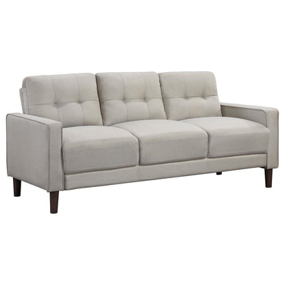 Bowen 3-piece Upholstered Track Arm Tufted Sofa Set Grey or Beige