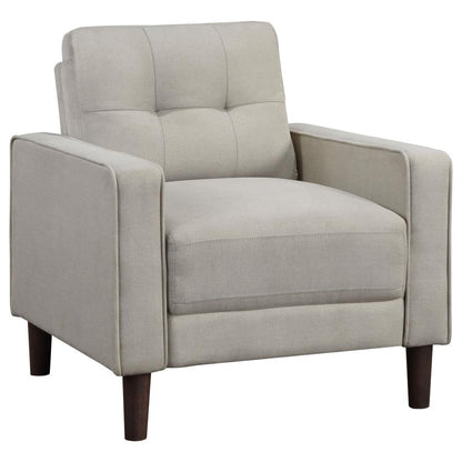 Bowen 3-piece Upholstered Track Arm Tufted Sofa Set Grey or Beige