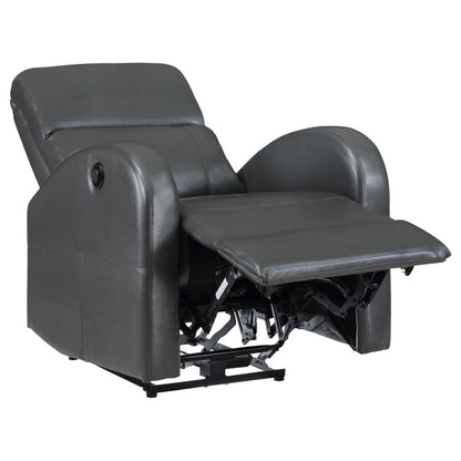 Grant Upholstered Power Recliner Chair Brown or grey