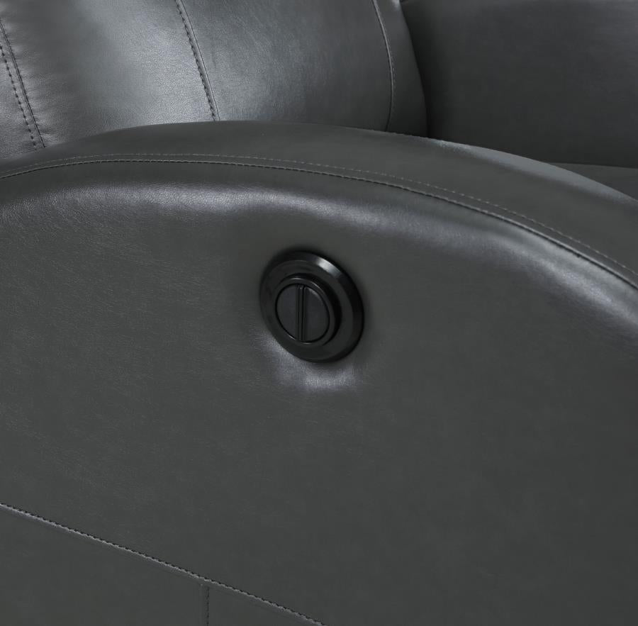 Grant Upholstered Power Recliner Chair Brown or grey
