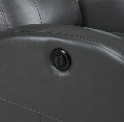 Grant Upholstered Power Recliner Chair Brown or grey