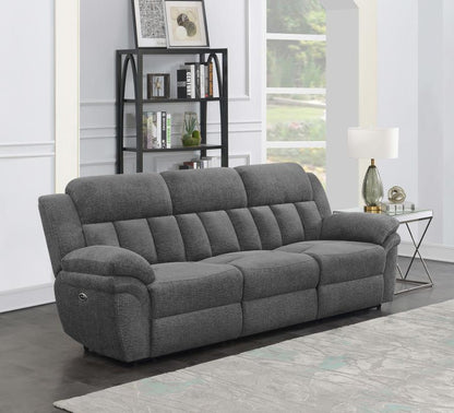 Bahrain Upholstered Power Charcoal- 3pcs