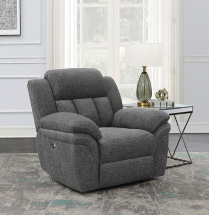 Bahrain Upholstered Power Charcoal- 3pcs