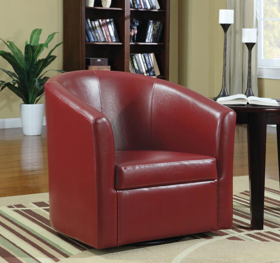 Turner Upholstered Barrel Back Swivel Chair