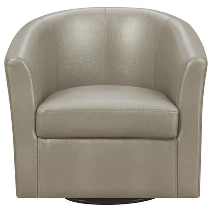 Turner Upholstered Barrel Back Swivel Chair