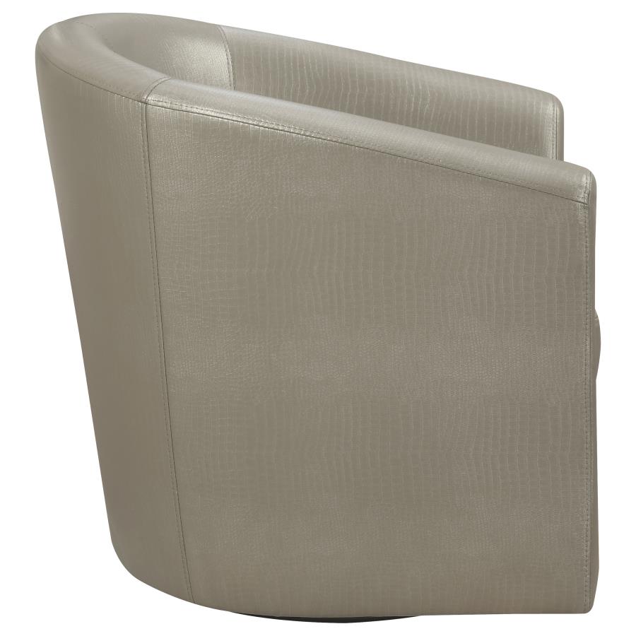 Turner Upholstered Barrel Back Swivel Chair