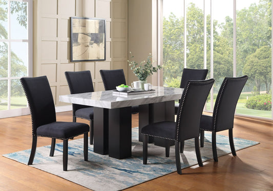 D563 Black Dining Set 7PCS