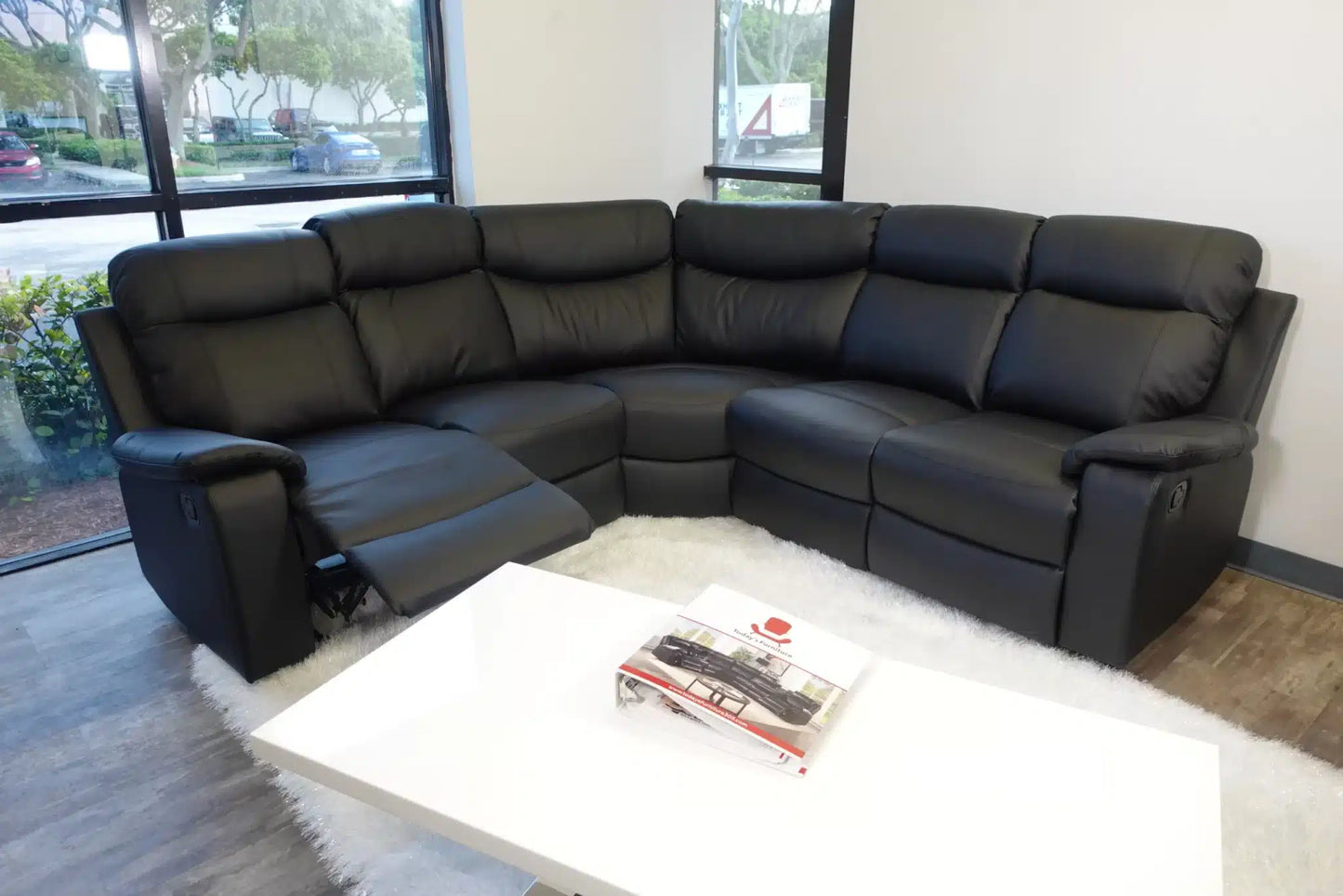 8005 MANUAL SECTIONAL BLACK