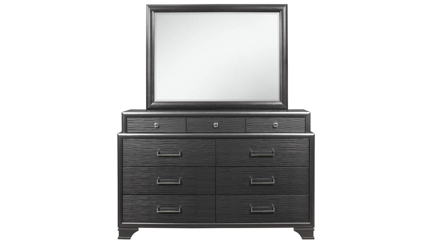 Jordyn Gray  4 PC Bedroom Set (mattress not included)