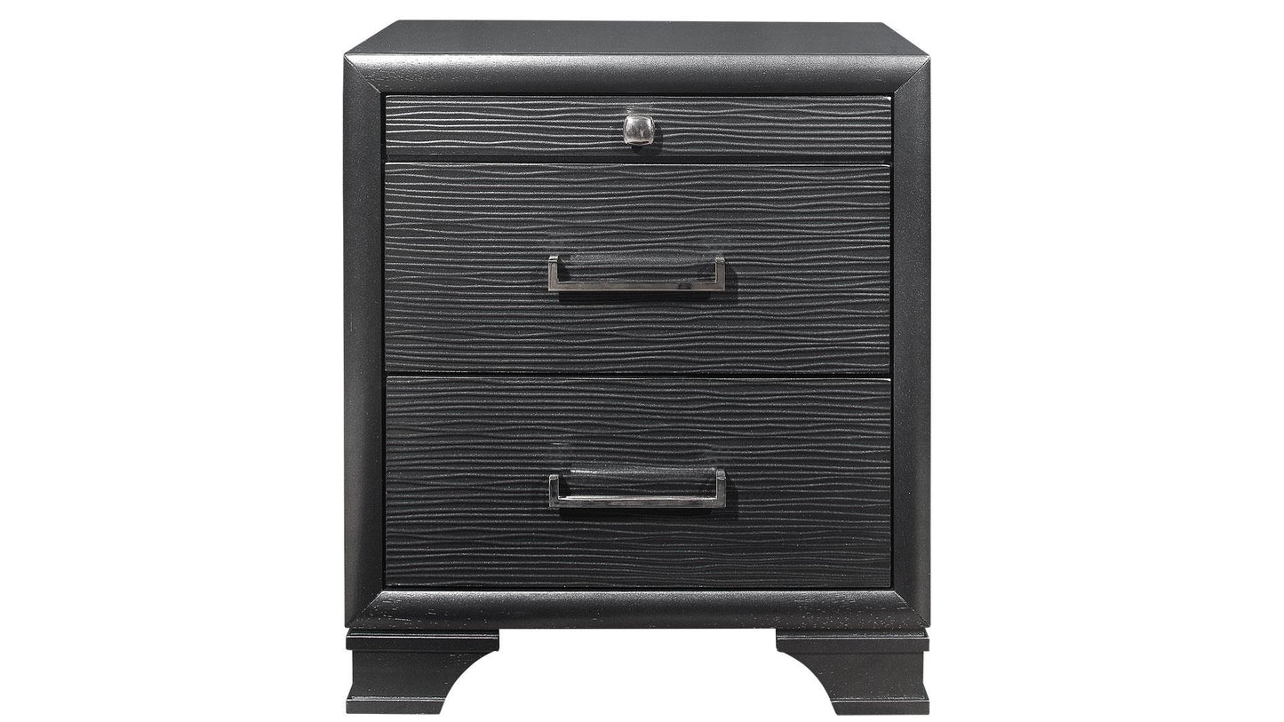Jordyn Gray  4 PC Bedroom Set (mattress not included)