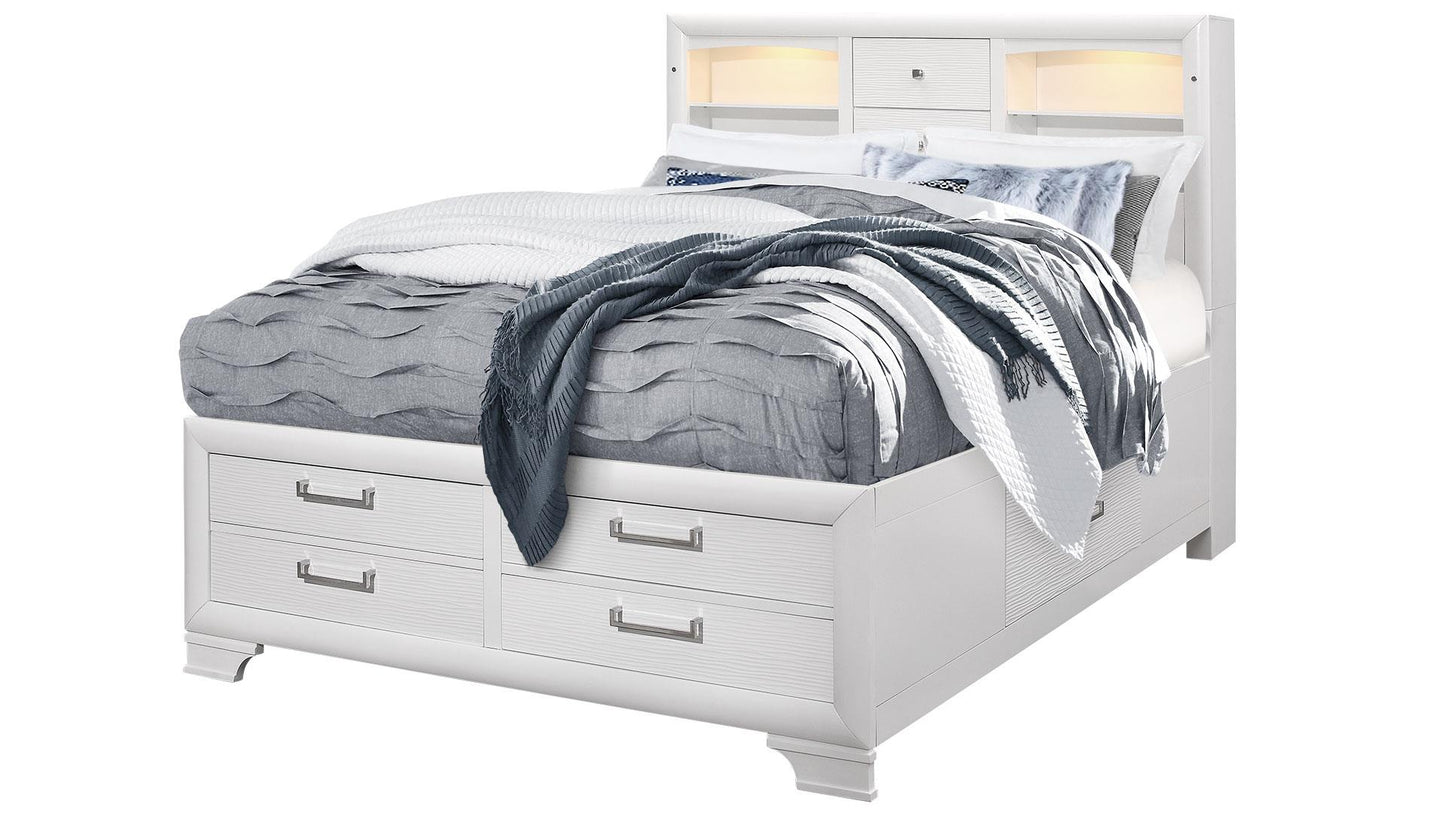 Jordyn Gray  4 PC Bedroom Set (mattress not included)