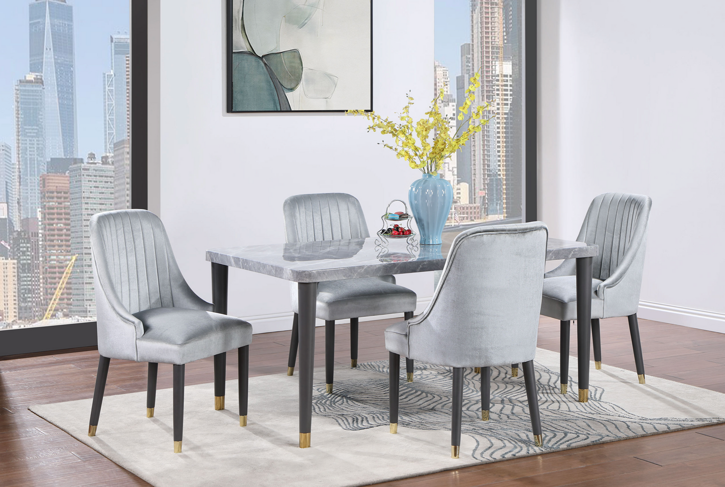 D01DT + D01DC Dining Set ( 7pcs)