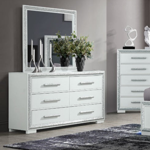Andros Silver Dresser with Mirror