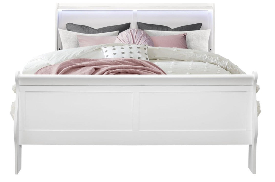 Charlie Only  Bed frame White or Blue (mattress not included)