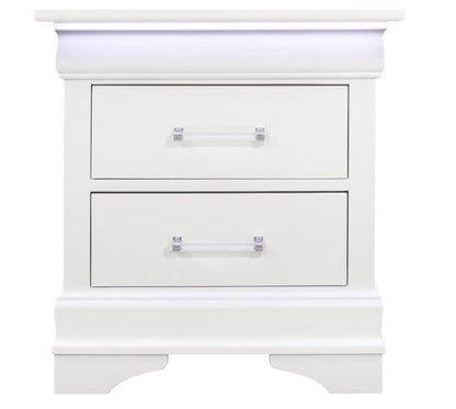 Charlie 4 PC Bedroom Set White or Blue (mattress and Chest not included)