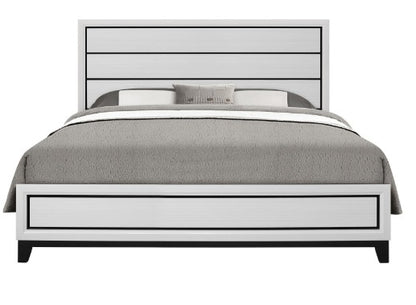 Kate White  Bed (mattress not included)