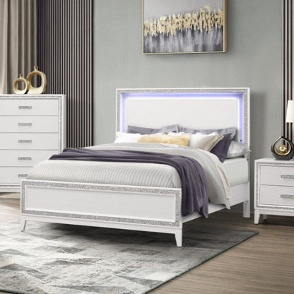 Lily  Bed  white (mattress not included)